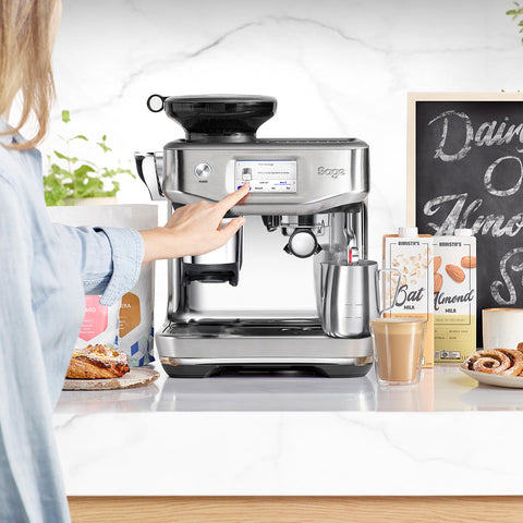 Sage Barista Touch Impress (Brushed Stainless Steel) — coffee equipment from Hinba Scotland
