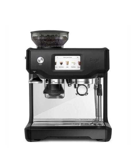 Sage Barista Touch Black Truffle Espresso Machine — buy coffee equipment UK from Hinba Coffee Roasters Scotland