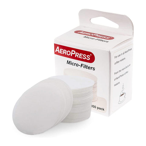 AeroPress Micro Filter Papers (350 pack) &mdash; buy coffee equipment UK from Hinba Coffee Roasters Scotland
