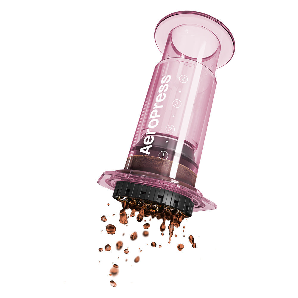 AeroPress Clear Coffee Maker (Pink)