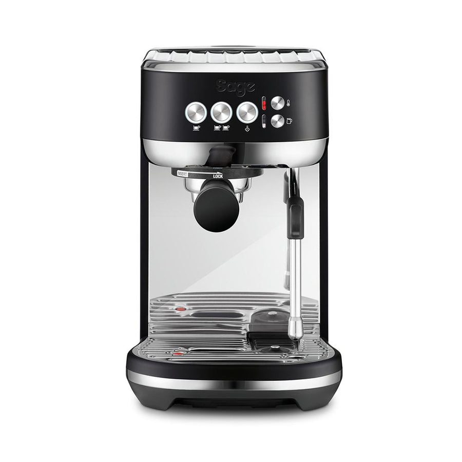 Sage Bambino Plus espresso machine in Black Truffle — specialist espresso advice from Hinba Coffee Roasters Scotland