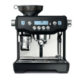 Sage The Oracle espresso machine in Black Truffle — automatic grinding, dosing and tamping from Hinba Coffee Roasters Scotland
